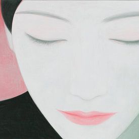 Frauenporträt | Umkehr von ARTEO Gemälde