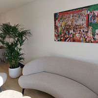 Klantfoto: De intrede van Christus in Brussel in 1889, James Ensor, op canvas