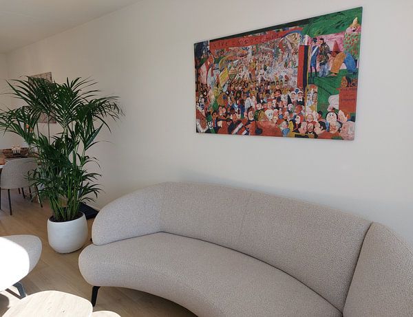 Klantfoto: De intrede van Christus in Brussel in 1889, James Ensor, op canvas