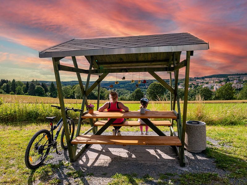 Excursion dans le Vogtland en Saxe avec vue sur le pont de la vallée de la Göltz en Allemagne par Animaflora PicsStock