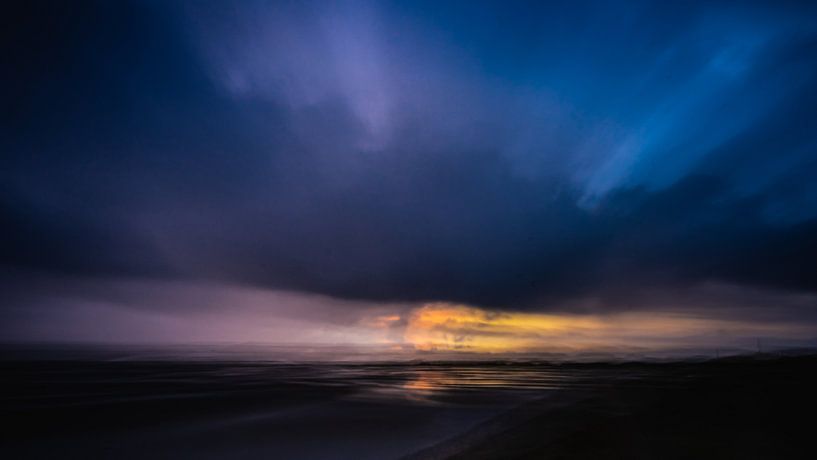 Coucher de soleil sur Terschelling par Floris van Woudenberg