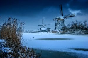 Winter-Windmühlen