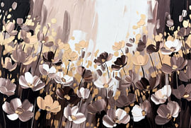 Champ de fleurs | Fleurs en boutons | Teintes pastel | Onirique sur Art & Soul Creations
