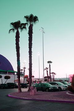 Zonsondergang boven Las Vegas van Hozho Naasha