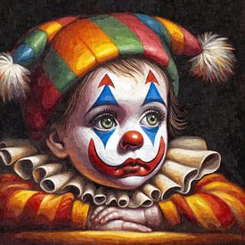 Der nachdenkliche, kleine Clown von Sabine Wagner