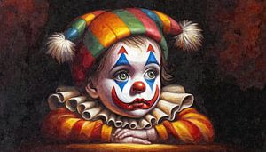 Le petit clown pensif