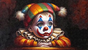 Le petit clown pensif