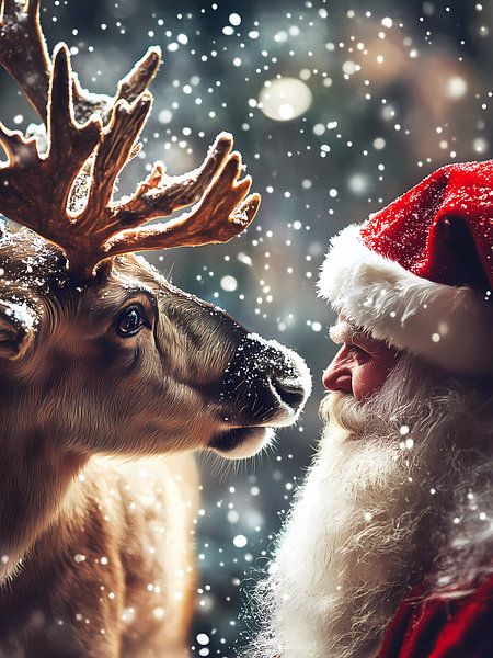 Kissing the deer by haroulita