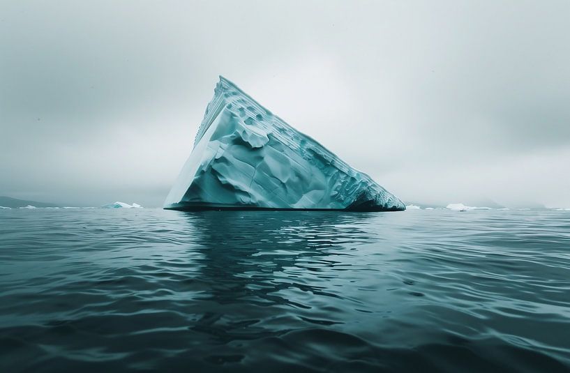 Weißes Meer, kalte Pracht von fernlichtsicht