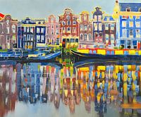 The Amsterdam canals