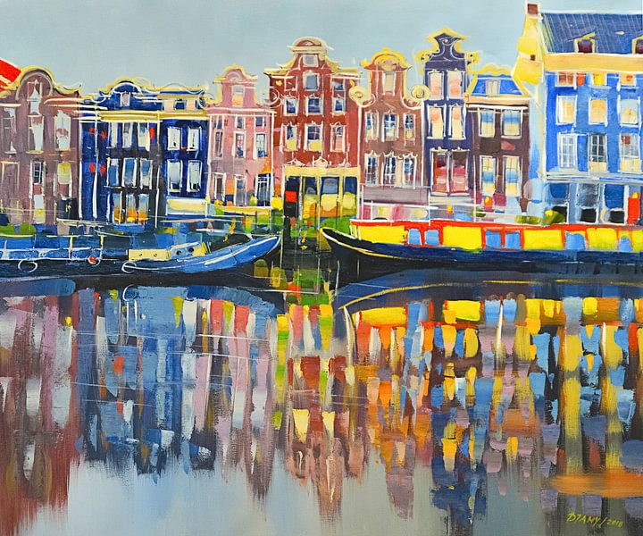 Les canaux d'Amsterdam par Branko Kostic