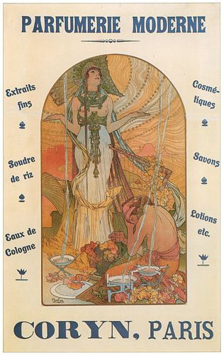 Coryn Parfumerie Moderne van Alphonse Mucha