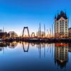 Old harbour in the blue hour by Prachtig Rotterdam
