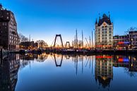 Oude haven in het blauwe uur van Prachtig Rotterdam thumbnail