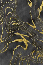 Golden Flows No. 10 by Melanie Viola