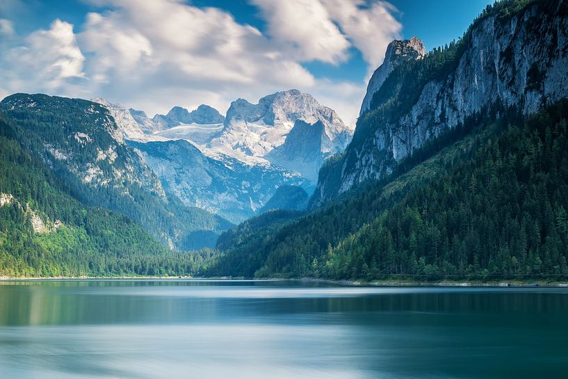 Mountain lake near Dachstein by Ilya Korzelius