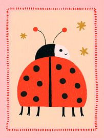Ladybug Nursery – Whimsical Ladybird Illustration by StudioRemier