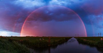 Regenboog polder Mastenbroek van Rick Kloekke