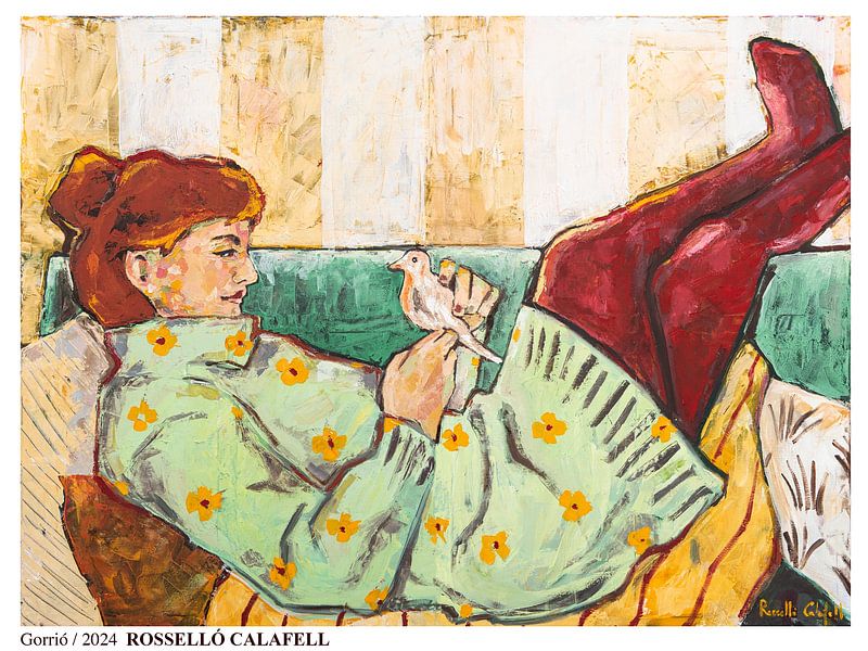 Talking to the sparrow  (2024) by Miquel Rossello Calafell