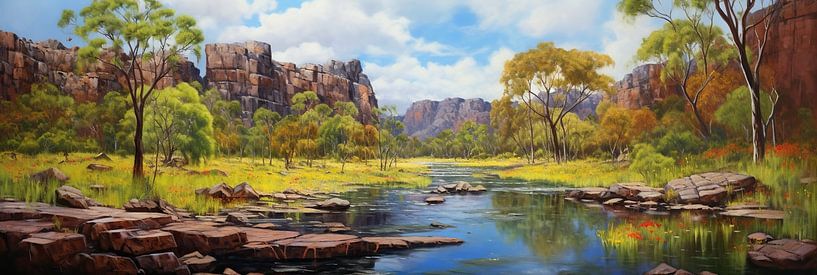 Australia Nature Reserve by Abstract Painting