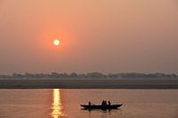 Zonsopkomst aan de Ganges