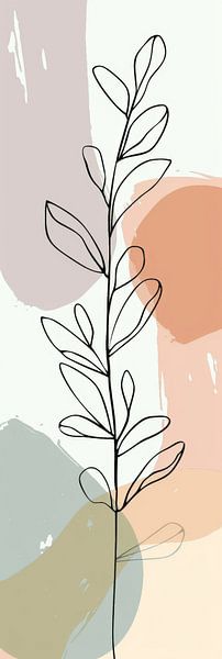 Botanical minimalist wall art by Poster Art Shop