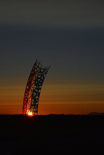 Regenbogen in der Nacht