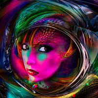 La dame de l'espace