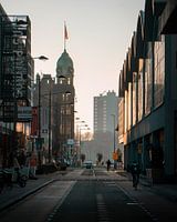 Fietsen door Manhattan aan de Maas