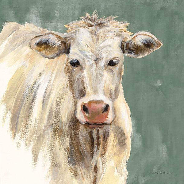 Witte koe op salie, Silvia Vassileva van Wild Apple