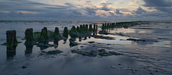 Sunset over the Wadden Sea – Friesland (Netherlands)