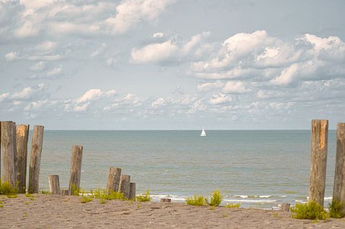 mooi plekje aan het strand in Zeeland