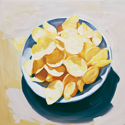 Salzige Chips nach Art der Küche