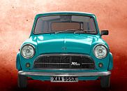 Innocenti Mini Minor 850 in cyan von aRi F. Huber Miniaturansicht