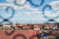 Marrakech with view on the Atlas mountains
