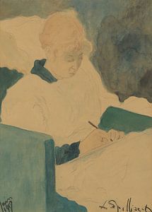 éon Spilliaert - Die Briefschreiberin (1917)