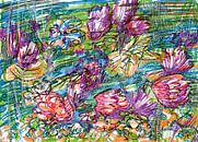 Rivier met bloemen van ART Eva Maria thumbnail