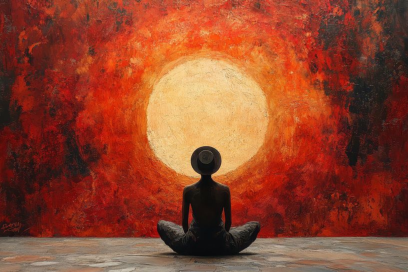 picturesque spiritual meditation by Egon Zitter