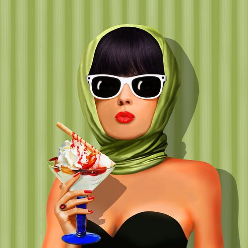 Liefde zomer, zomer, zon en ijs