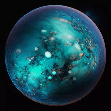 Buitenaardse planeet van Vythryd Arts