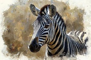 Elegantes Zebra