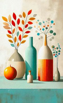 Still Life with Orange van Marja van den Hurk