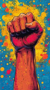 "Faust der Macht: Symbol des Widerstands"