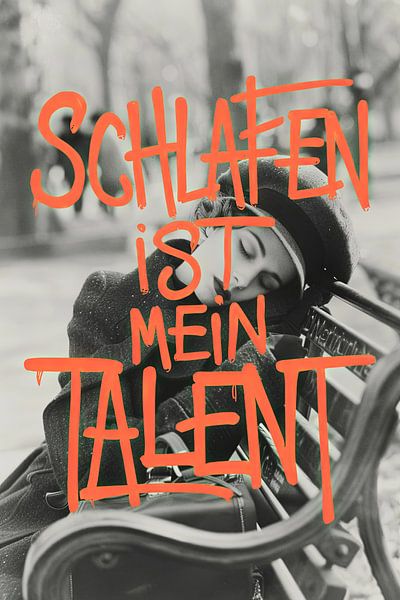 Schlafzimmer Poster mit Spruch von Poster Art Shop