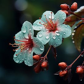 Kersenbloesems deel 2 van AI art Universe