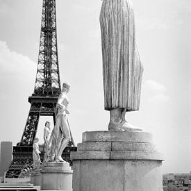 Het Trocadero bij de Eiffeltoren in Parijs van Peter Hofwegen