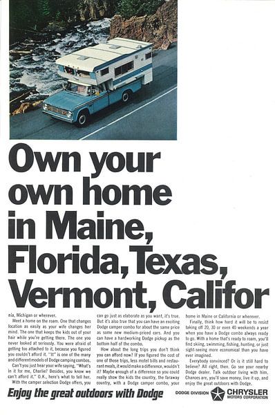 Dodge Advertising 70s par Jaap Ros