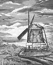 Windmühle von Eberhard Schmidt-Dranske Miniaturansicht
