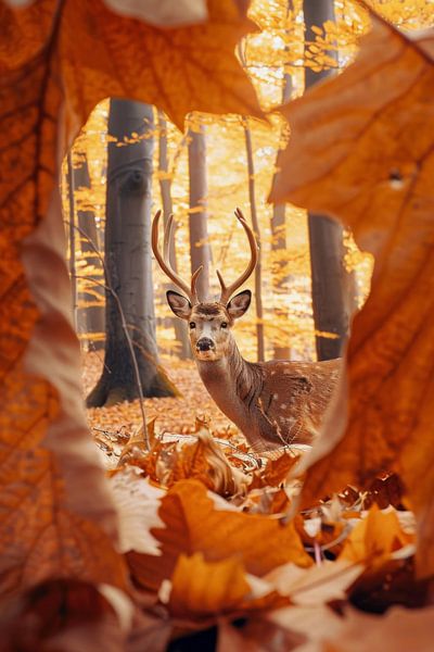 Autumn in the forest by Poster Art Shop