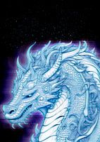 hologram kunst draak